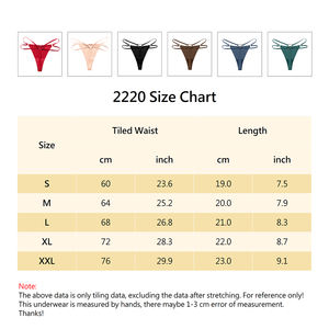 在庫あり アイスシルク プラスサイズ 卸売 セクシー バックハート メタルリング レディース Tバック タンガ ショーツ 下着 Gストリング - Product Image 5