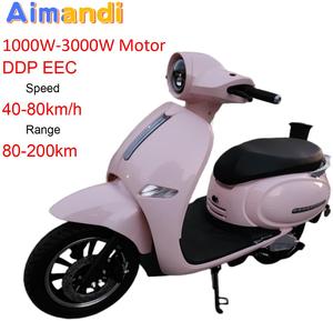Scooter Eléctrico Nuevo con Motor sin Escobillas de 3000W, Homologación Europea EEC COC QS, Precios de China, Motocicleta Eléctrica para Adultos - Product Image 2