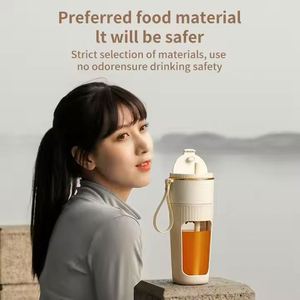 340ml <b>Mini</b> Portable Blender Juicer Portable Juicer 14-blade Fruit and Vegetable Mixer Multifunctional Juicer - Product Image 5