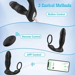 Paare Sexspielzeug für Männer Wasserdichter Anal Plug & Vibrator mit APP Control USB Wiederauf ladbar 10 Frequenzen 40 DB Noise Kondom - Product Image 3