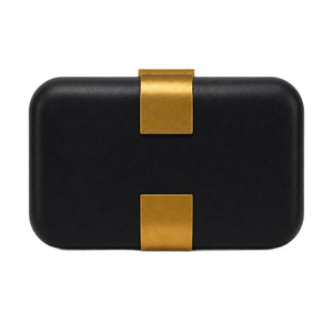 Sac de soirée minimaliste en cuir PU pour femme, pochette chic en métal, sac à main quotidien pour mariage et vacances avec chaîne amovible - Product Image 2