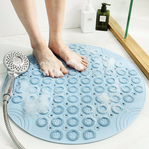 <span class=keywords><strong>Tapis</strong></span> <span class=keywords><strong>de</strong></span> <span class=keywords><strong>douche</strong></span> <span class=keywords><strong>antidérapant</strong></span> facile à nettoyer, en PVC écologique, avec adhérence par succion, 54*54 cm - Product Image 3