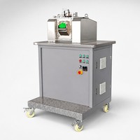 Machine de granulation de plastique de laboratoire, broyeur à deux rouleaux, mélangeur de composés plastiques recyclés, granulation, retraitement des déchets, test CE ISO