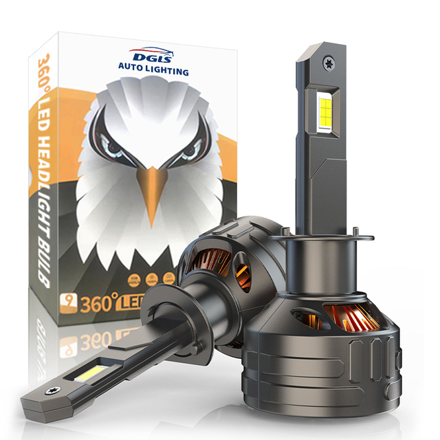 DGLS Low-priced V25 150W 6000K Headlight Bulb 9005 Led Light Car H4 Led Headlight 4 Side 9006 9007 90012 5202 880 881 H1 H3 H10
