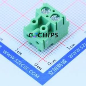 1934861 Screw Terminal Block P=5mm Connector ( Construction: 1x2P )( Pitch: 5mm )( Color: Green )( Total PIN Count: 2P ) - Product Image 2