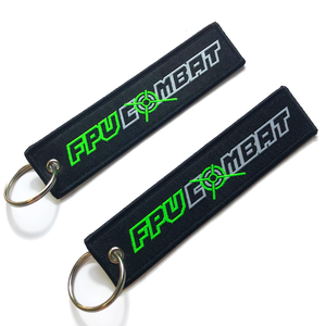 Portachiavi di volo ricamato personalizzato portachiavi con ricamo personalizzato tessuto portachiavi per auto - Product Image 3