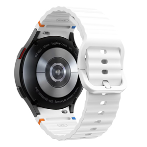 Tschick สายซิลิโคนแท้สำหรับ <span class=keywords><strong>Samsung</strong></span> <span class=keywords><strong>Watch</strong></span> 7 6 <span class=keywords><strong>5</strong></span> <span class=keywords><strong>Pro</strong></span> 44mm <span class=keywords><strong>40mm</strong></span> 45mm FE สร้อยข้อมือกีฬาสำหรับ Galaxy <span class=keywords><strong>WATCH</strong></span> 6สายคลาสสิก - Product Image 4