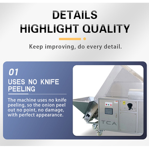 Kurutulmuş soğan soyma ve kesme işleme üretim hattı soğan kıyıcı makinesi - Product Image 3