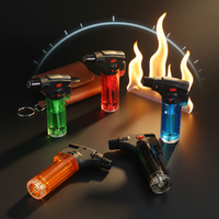 Briquet de barbecue extérieur portable en plastique, coupe-vent, rechargeable, de haute qualité, écologique, idéal pour les cadeaux promotionnels - Vente directe usine