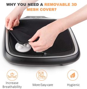 Appareil de massage des pieds portable personnalisé OEM de Style Factory, le plus vendu sur Amazon, avec fonction de chauffage et de thérapie pour les pieds - Product Image 3