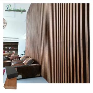 Ev iç dış strand dokuma bambu kiriş kereste için dekoratif duvar paneli uygulaması panjurlu panel için