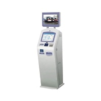 Kiosques de paiement multi-OS à écran tactile de 21,5 pouces sur pied avec lecteur de codes-barres et prise en charge SDK pour hôpitaux et attractions touristiques