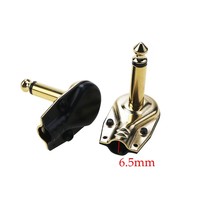 6,35mm 2-poliger Mono-/Stereo-Stecker buchse rechtwinkliger Löt anschluss 90 Grad 6,35 1/4 Zoll Gitarren-Phono-Stecker