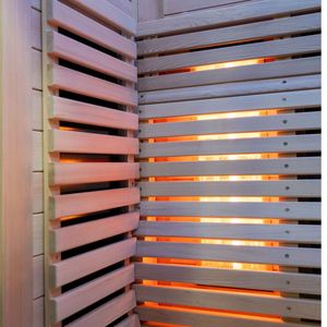Sauna infrarouge à domicile avec Bluetooth et haut-parleur, sauna sec pour deux personnes, sauna infrarouge d'intérieur - Product Image 5