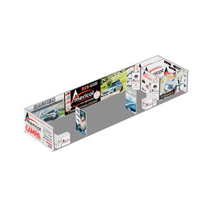 Sistema de exhibición de la marca Mericat, caja de luz modular, pared de exhibición, escaparate de identidad corporativa para ferias comerciales y eventos en interiores. - Product Image 2