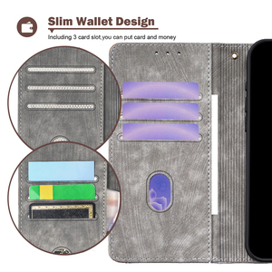 Étui de téléphone à clapet magnétique de luxe avec emplacements pour cartes bloquant les RFID pour <span class=keywords><strong>Motorola</strong></span> <span class=keywords><strong>Edge</strong></span> 70 60 Neo 60 50 <span class=keywords><strong>Pro</strong></span> 40 Fusion 30 Housse portefeuille - Product Image 5
