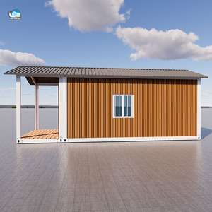 Casa Pequeña Hecha de Contenedores, Villas de Baja Altura con Aislamiento Térmico, Casas Prefabricadas Modulares Triangulares Pequeñas - Product Image 3