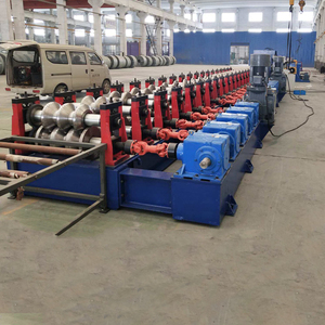 מעקה בטיחות פנל גדר פלדה קר כביש גדר 5mm הודעה גליל להרכיב מכונת - Product Image 5