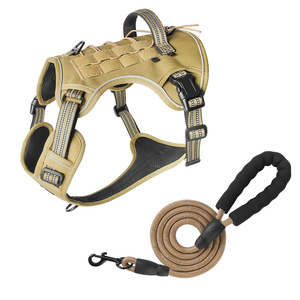 Kualitas tinggi grosir harga pabrik luar ruangan gigitan bukti tertimbang rompi dada fungsional taktis besar pelatihan anjing <span class=keywords><strong>Harness</strong></span> - Product Image 5