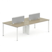 Système de bureau modulaire pour espace de coworking, poste de travail ouvert, bureau de personnel, poste de travail en îlot