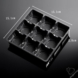 IMEE en Stock <span class=keywords><strong>9</strong></span> rejillas coloridas chocolate Macaron Galletas Caja de embalaje Caja transparente con tapa de cajón para Navidad Día de San Valentín - Product Image 5