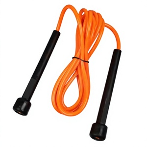 Cuerda para Saltar Naranja con Asas Negras de 2.5M, Cuerda de Ejercicio Duradera Unisex para el Hogar, Cuerda para Saltar Común, No Inteligente - Product Image 2