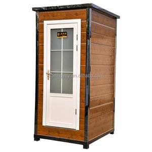 Toilettes portables en acier, douche, lavabo, <span class=keywords><strong>miroir</strong></span> pour les espaces publics, toilettes mobiles, 1,3 m x 2 m x 2 m, installation rapide - Product Image 1