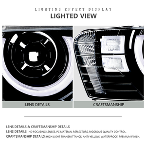 AURON Nouveau Phare Avant LED 32V 6000K 60W 6000 Lumens à Faisceau Bas pour Mitsubishi Pajero 2004-2011 Rénovation/Mise à Niveau - Product Image 5