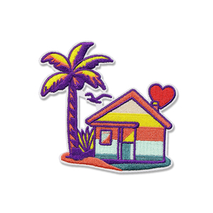 Bien conçu fer sur mignon dessin animé Surf patchs broderie champignon patchs pour vêtements décorations - Product Image 2