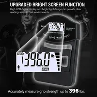 Testeur de force de préhension Dynamomètre numérique pour la force de préhension Écran LCD USB Dynamomètre pour la force de préhension