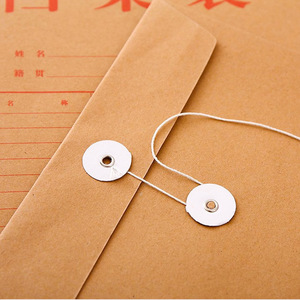 Deli Kraft Paper <b>File</b> Bag <b>A4</b> 10pcs Thickened Document Storage Folder Office Supply - Product Image 2