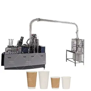 Çin üreticileri kağıt bardak yapma makinesi otomatik form kahve kağıt bardak makinesi yeni üst kağıt bardak makinesi