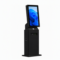 Kiosque interactif commercial semi-extérieur de 32 pouces avec écran tactile multipoint et bande lumineuse LED