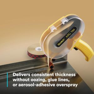 Aplicador de Adhesivo Acrílico de Doble Cara 3M ATG 700 para Rollos de 1/2 <span class=keywords><strong>y</strong></span> 3/4 Pulgadas de Ancho, Color <span class=keywords><strong>Amarillo</strong></span> - Product Image 6