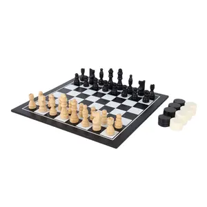 ボードゲームPUレザー製チェスチェッカーボードスーツ工場直送