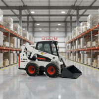 Chargeuse compacte Bobcat S650 fiable pour les chantiers et la manutention de matériaux, chargeuse compacte Bobcat S160 S18