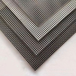 Moustiquaire de sécurité / Maille anti-effraction en acier inoxydable pour fenêtre, couleur noire, maille carrée tissée - Product Image 6