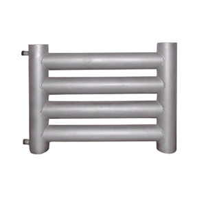 Industrial Steel Radiator Pipes 1 Inch Diameter Silver Coated For Manufacturing Workshops Factories Sheds - Product Image 2