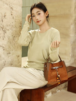 Petit sac seau vintage en daim patchwork, sac à main rétro en cuir PU, sac bandoulière pour femme