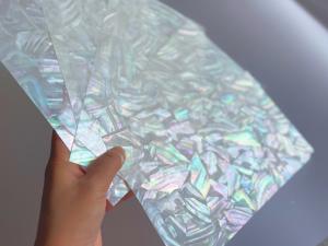 Lámina de Nácar Natural de Agua Dulce al por Mayor, Lámina de Madreperla Blanca para Manualidades, Fundas de Teléfono, Decoración del Hogar y Muebles - Product Image 5