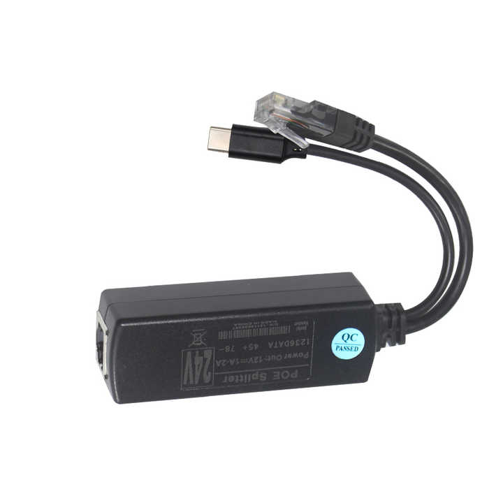 Low Voltage Usb C Ubnt Gigabytes 24v 12V Poe Wall Power  Adapter Point to Point Wifi Bridge