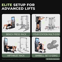 IMBODY POWER S Pro Miroir de musculation Smart Gym Fitness Miroir Multi Gym Machine Équipement de musculation Entraîneur à domicile