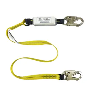 高品质防坠线束锚带电工安全带自收减震器挂绳