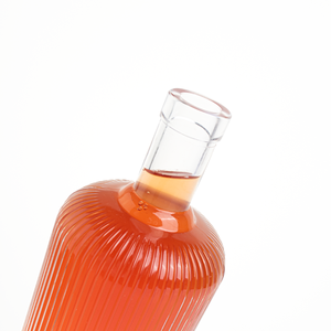 Vòng logo dập nổi Thêm Flint Whisky Brandy Whisky rum rượu mạnh 500ml 750ml Chai thủy tinh với chai kết thúc - Product Image 2