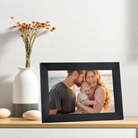 Cadre photo numérique WiFi 10,1 pouces HD 1080p, cadre photo Cloud Frameo, lecteur d'images intelligent tactile