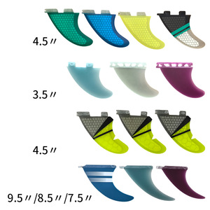 Aileron de planche de surf et SUP personnalisé 9 pouces, avec insert US Groove, type pin, aileron de course divisé pour lacs et rivières, unisexe, portable - Product Image 2