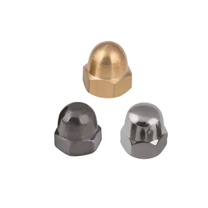 Dadi Esagonali DIN da M5 a M50 UNC UNF 1/4-2 Pollici con Filettatura Grossa e Fine in Ottone, Zinco, Nero e Acciaio Inossidabile - Product Image 1