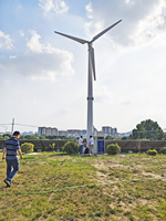 Éolienne horizontale de 30 kW pour la production d'énergie sur site industriel
