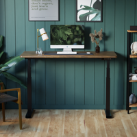 Baja tahan karat Modern meja penyangga duduk Motor ganda bingkai besi harga rendah game kantor rumah desain furnitur sekolah kerja