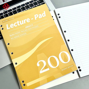 Nhà Máy bán hàng trực tiếp mỏng sắc nét A4 da Bìa may ràng buộc giá trị cao dày sinh viên đơn giản dự thảo máy tính xách tay - Product Image 2